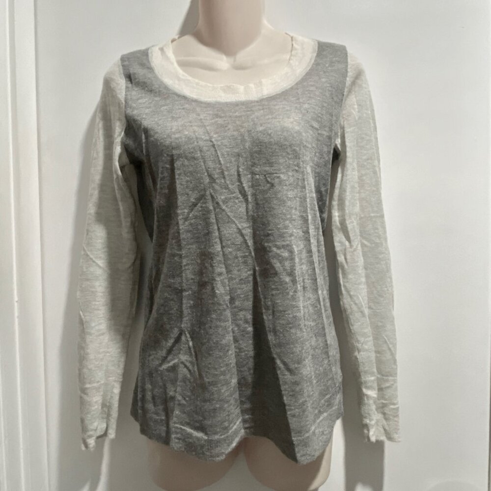 Banana Republic Alpaca Wool Crewneck Preppy Office Minimalist Layer Sweater S